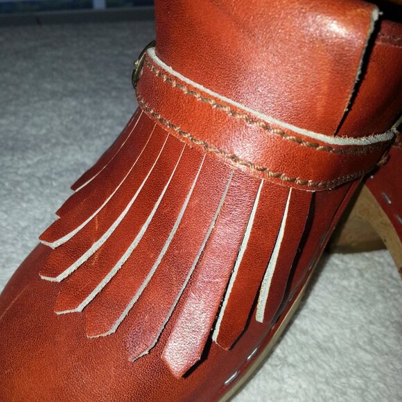 Vintage 1980s MIA Swedish Wood Clogs - Picture 8 of 14